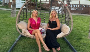 Zeynep'ler hem iş hem tatil yaptı